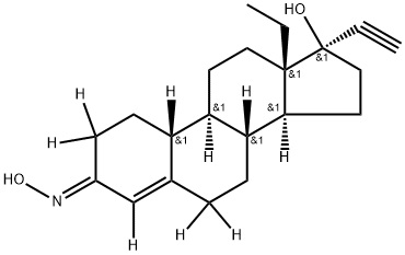 17-Desacetyl Norgestimate-d6 (Mixture of Isomers) Struktur