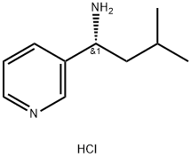 (R)-3-methyl-1-(3-pyridinyl)-1-butanaminedihydrochloride Struktur