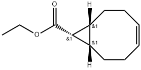 Ethyl (1α,8α,9β)-bicyclo[6.1.0]non-4-ene-9-carboxylate Struktur