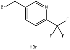 5-(Bromomethyl)-2-(trifluoromethyl)pyridine hydrobromide Struktur