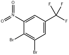 3,4-dibromo-5-nitrotrifluoromethylbenzene Struktur