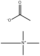 Tetramethylammonium acetate xhydrate Struktur