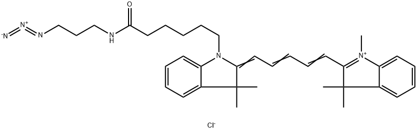 Cyanine5 azide Struktur