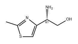 (2S)-2-amino-2-(2-methyl-1,3-thiazol-4-yl)ethanol Struktur