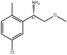 1-(5-chloro-2-methylphenyl)-2-methoxyethanamine Struktur