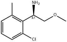 (1R)-1-(2-chloro-6-methylphenyl)-2-methoxyethanamine Struktur