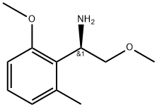 (1R)-2-methoxy-1-(2-methoxy-6-methylphenyl)ethanamine Struktur