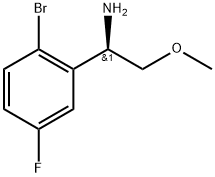 (1R)-1-(2-bromo-5-fluorophenyl)-2-methoxyethanamine Struktur