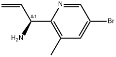 (S)-1-(5-bromo-3-methylpyridin-2-yl)prop-2-en-1-amine Struktur