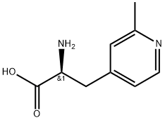 4-Pyridinepropanoic acid, α-amino-2-methyl-, (αS)- Struktur