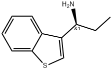 Benzo[b]thiophene-3-methanamine, α-ethyl-, (αS)- Struktur