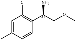 (1R)-1-(2-chloro-4-methylphenyl)-2-methoxyethanamine Struktur