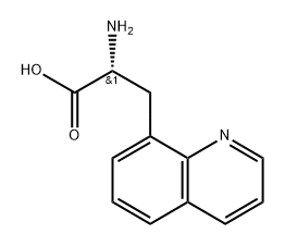 β-(8-Quinoyl)-D-alanine Struktur