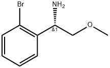 1-(2-bromophenyl)-2-methoxyethanamine Struktur