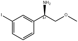 (1R)-1-(3-iodophenyl)-2-methoxyethanamine Struktur