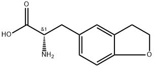 5-Benzofuranpropanoic acid, α-amino-2,3-dihydro-, (αS)- Struktur