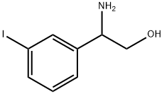 2-amino-2-(3-iodophenyl)ethan-1-ol Struktur