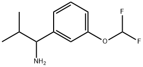 (3-(difluoromethoxy)phenyl)-2-methylpropan-1-amine Struktur