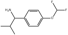 Benzenemethanamine, 4-(difluoromethoxy)-α-(1-methylethyl)- Struktur