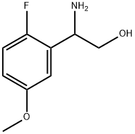 2-amino-2-(2-fluoro-5-methoxyphenyl)ethanol Struktur