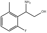 2-amino-2-(2-fluoro-6-methylphenyl)ethan-1-ol Struktur