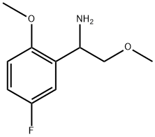 1-(5-fluoro-2-methoxyphenyl)-2-methoxyethanamine Struktur