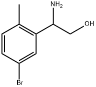 2-amino-2-(5-bromo-2-methylphenyl)ethanol Struktur