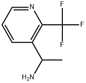 3-Pyridinemethanamine, α-methyl-2-(trifluoromethyl)- Struktur