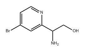 2-amino-2-(4-bromopyridin-2-yl)ethanol Struktur