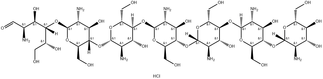 Chitoheptaose Heptahydrochloride Struktur