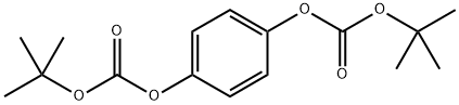 Carbonic acid, C,C'-1,4-phenylene C,C'-bis(1,1-dimethylethyl) ester Struktur