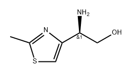 (2R)-2-amino-2-(2-methyl-1,3-thiazol-4-yl)ethan-1-ol Struktur