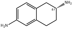 2,6-Naphthalenediamine, 1,2,3,4-tetrahydro-, (2R)- Struktur