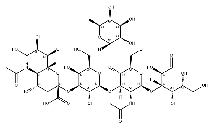 Sialyl Lea tetra Struktur