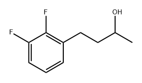 Benzenepropanol, 2,3-difluoro-α-methyl- Struktur