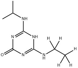 ATRAZINE‐2‐HYDROXY‐D5 STANDARD SOLUTION Struktur