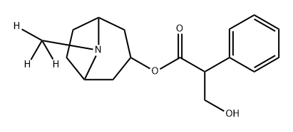 (±)-Atropine-d3 (N-methyl-d3)	 Struktur