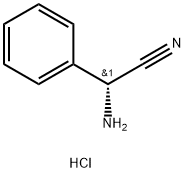 (R)-2-Amino-2-phenylacetonitrile hydrochloride Struktur