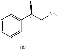 (R)-β-Fluorobenzeneethanamine hydrochloride Struktur