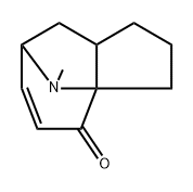 4H-Azulen-3a,7-imin-4-one,1,2,3,7,8,8a-hexahydro-9-methyl-,(3a-alpha-,7-alpha-,8a-bta-)-(9CI) Struktur