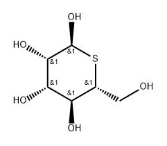 α-D-Mannopyranose, 5-thio- Struktur