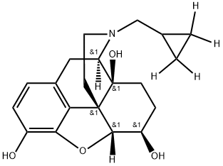 6a-Naltrexol-d4 Struktur