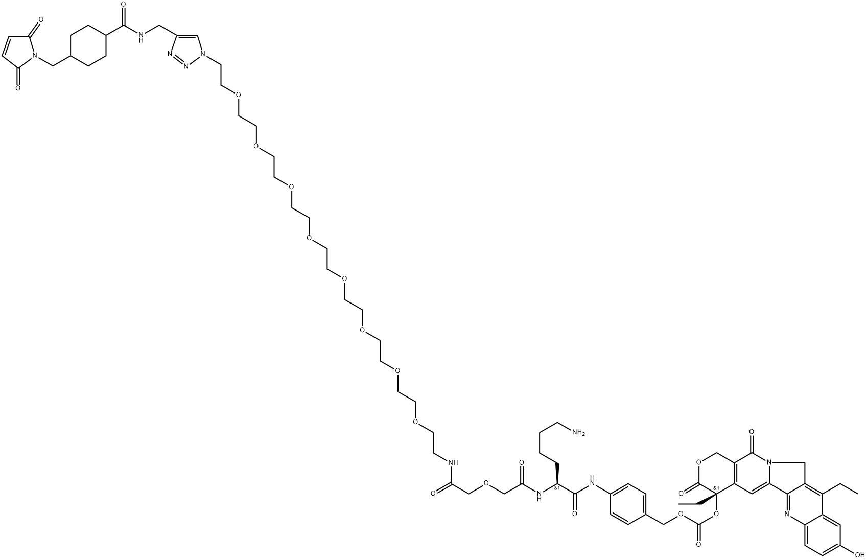 CL2A-SN-38 Struktur