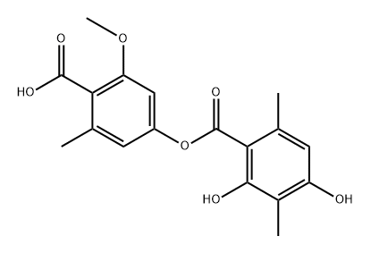 2'-O-Methylnorobtusatic acid Struktur