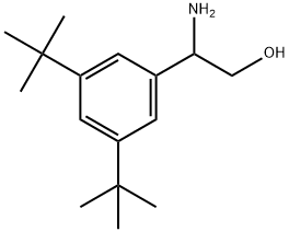 Benzeneethanol, β-amino-3,5-bis(1,1-dimethylethyl)- Struktur