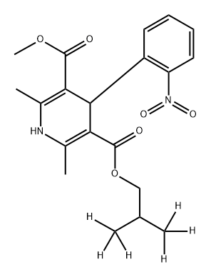 Nisoldipine-d6 Struktur