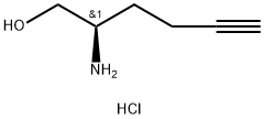 (R)-homopropargylglycinol hydrochloride Struktur