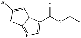 ethyl 2-bromoimidazo[2,1-b]thiazole-5-carboxylate Struktur