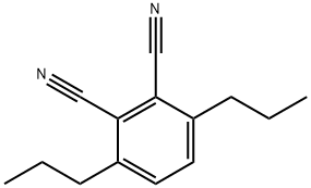 1,2-Benzenedicarbonitrile 3,6-dipropyl Struktur