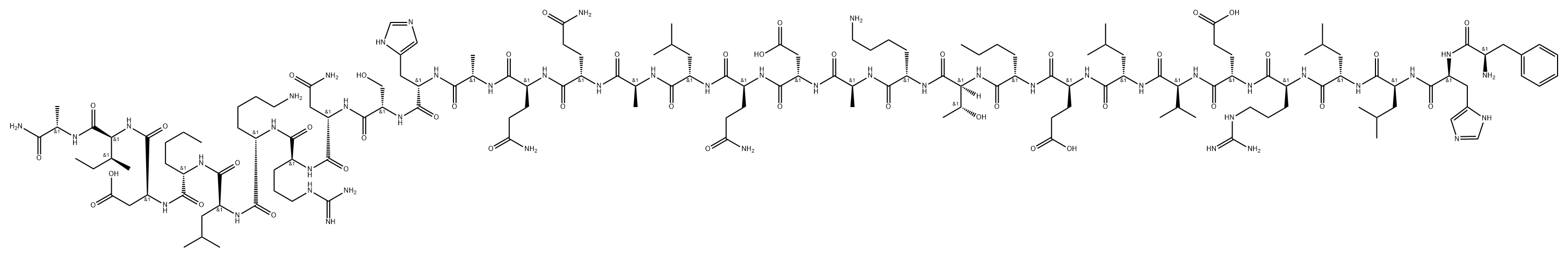 corticotropin-releasing hormone (12-41), Phe(12)-Nle(21,38)- Struktur